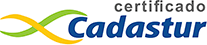 Selo de agência certificada no Cadastur do Ministério do Turismo
